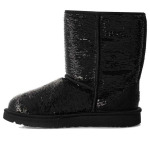 Кеды классические короткие космос пайетки Ugg, черный - фото