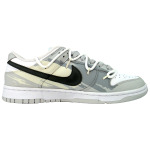 Кроссовки Nike Dunk Skateboarding Shoes Men Low-top Gray/Yellow, серый/желтый - фото 2