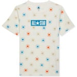 Футболка Converse Kids All Star All Over Print Short Sleeve Tee, цвет Egret - фото