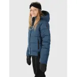 Снежная куртка Brunotti "Suncrown Girls Snow Jacket - для детей", с капюшоном, синий - фото 2