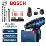 Дрель-шуруповерт аккумуляторная Bosch GSR 120-Li + набор насдок, аккумулятор, зарядное устройство - фото 2