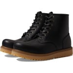 Ботинки ECCO Staker Plain Toe Tie Premium Lace Boot, черный - фото