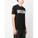 Moschino футболка из органического хлопка с логотипом, черный - фото 3