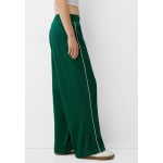 Брюки RETRO WITH SIDE STRIPE Bershka, цвет Evergreen - фото 2