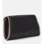 Декорированный клатч Falabella Stella McCartney, черный - фото 4