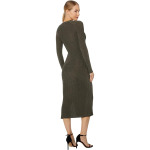 Платье Ted Baker Sayrah Midi Knit Dress, темно-зеленый - фото