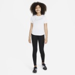 Топ Nike Dri-FIT One для девочек 7–16 лет Nike, белый/черный - фото 2