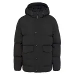 Стеганая куртка Tommy Hilfiger "CL HILFIGER DOWN HOODED JACKET", с капюшоном, черный - фото