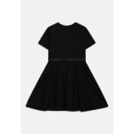 Платье из джерси Punto Tape Fit Flare Dress Calvin Klein, черное - фото