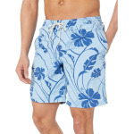 Плавки Quiksilver Waterman Paradise Harbor Volley, цвет Dusk Blue - фото 3