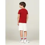 Рубашка с короткими рукавами Tommy Hilfiger "ESSENTIAL COTTON TEE S/S", дети до 16 лет, с вышивкой логотипа, цвет Dark Magma - фото 11