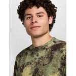 Футболка Nike M NK DF CAMO HYVERSE SS TOP, зеленый - фото 3