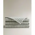 Скатерть из хлопка в мелкую клетку Zara Home, синий - фото 8