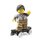 Пластиковый конструктор Минифигурка серия 4 8804 уличный фигурист Lego - фото