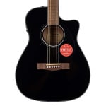 Акустическая гитара Fender CC-60SCE Concert Acoustic Electric - Black - фото