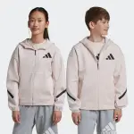 Толстовка с капюшоном adidas Sportswear «J Z.N.E.FZ», цвет Wonder Quartz / Black - фото