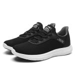 Кроссовки мужские Lifestyle Shoes Men Low-Top Aokang, цвет All Black - фото 3