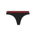 Трусики HUGO Underwear "TRIPLET THONG STRIPE" (упаковка, 3 шт., 3 шт.), с надписью логотипа на поясе, черный - фото 4