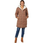 Пальто Avec Les Filles Sherpa Lined Maxi Puffer Coat, цвет Truffle - фото 3