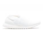 Triple white laceless ultra boost deals