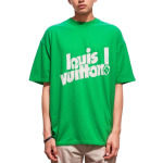 Новые квартальные продукты LV T-shirt Men Louis Vuitton, зеленый - фото 3