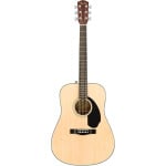 Акустическая гитара Fender CD-60S 6-String Solid Top Acoustic Guitar - Natural - фото