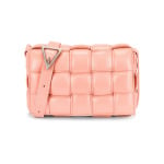 Сумка кросс-боди Bottega Veneta Padded Cassette, цвет Peachy & Silver - фото 3