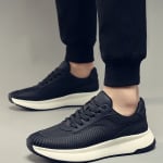 Кроссовки мужские Lifestyle Shoes Men Low-Top Devanro, синий - фото 14