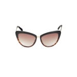 Солнцезащитные очки «кошачий глаз» 56MM Kate Spade New York, цвет Black Multicolor - фото