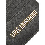 Женский кошелек с логотипом Love Moschino, черный - фото 3