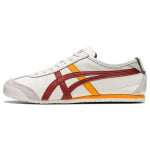 Кроссовки Onitsuka Tiger Mexico 66 Unisex, белый/красный/оранжевый - фото