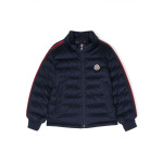 Moncler Enfant пуховик на молнии, синий - фото