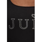 Футболка с укороченной футболкой Juicy Couture REGAL с квадратным вырезом, черный - фото 6