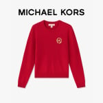 Топ женский Michael Kors с круглым вырезом, красный - фото 2