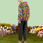 Китайский Новый год куртка мужская многоцветная Gucci, цвет Multicolor - фото 3