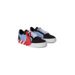 Off-White Kids кеды Low Vulcanized из канваса, черный - фото