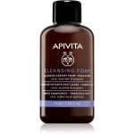 Apivita Cleansing Olive & Lavender очищающая пенка для лица и области вокруг глаз 75 мл - фото