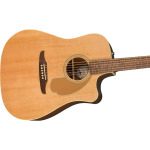 Акустическая гитара Fender Redondo Player Dreadnought Acoustic Electric Guitar , Walnut Fingerboard, Natural - фото 4