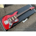 Басс гитара 2023 Fender Custom Shop 1 of 1 Bass VI Journeyman relic aged candy Apple Red - фото 3