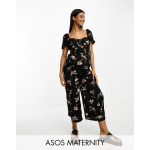 Комбинезон для доярки с цветочным принтом ASOS DESIGN Maternity - фото