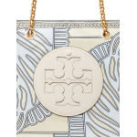 Tory Burch сумка-тоут Ella с зебровым принтом, синий - фото 5