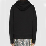 Толстовка GUCCI Cotton Logo Pullover Hooded Sweatshirt 'Black', черный - фото 3