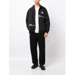 A Bathing Ape logo-patch reversible jacket, черный - фото 2