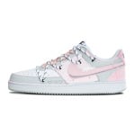 Кроссовки Nike Court Vision 1 Skateboarding Shoes Men Low-top White/grey/pink, серебряный - фото