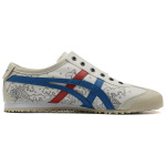 Кроссовки Onitsuka Tiger Lifestyle Shoes Unisex Low-top White/Blue/Red, белый - фото 2