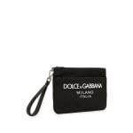 Dolce & Gabbana кошелек на молнии с логотипом, черный - фото 3