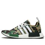 Кроссовки xa bathing ape nmd_r1 Adidas, зеленый - фото