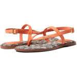 Сандалии COACH Josie Leather Sandal, оранжевый - фото