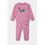 Детский спортивный костюм Puma X TROLLS Minicat Crew Jogger TR, розовый - фото