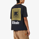 Футболка из хлопка с графическим логотипом Rhude, черный - фото 3